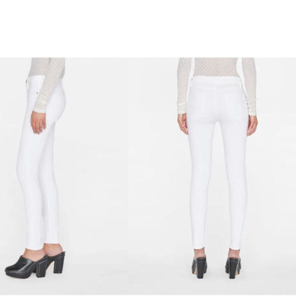 NWT Frame Le High Skinny in Blanc size 31 - Picture 8 of 8